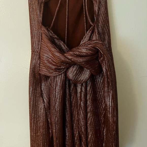REVOLVE FREE PEOPLE Shimmer And Shine Jumpsuit in Ginger Snap - Picture 7 of 11